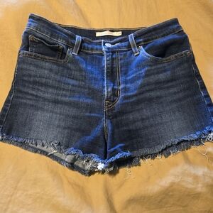 Levi's high rise shorts